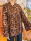 Mobile Preview: D&F Tunika Bluse Leopard