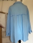 Mobile Preview: Ultra Oversize Musselin Bluse hell Blau