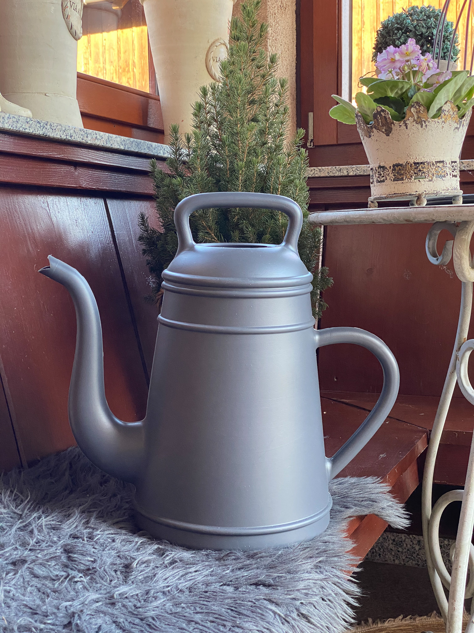 landleben-jamalto - Design Gießkanne LUNGO Grau