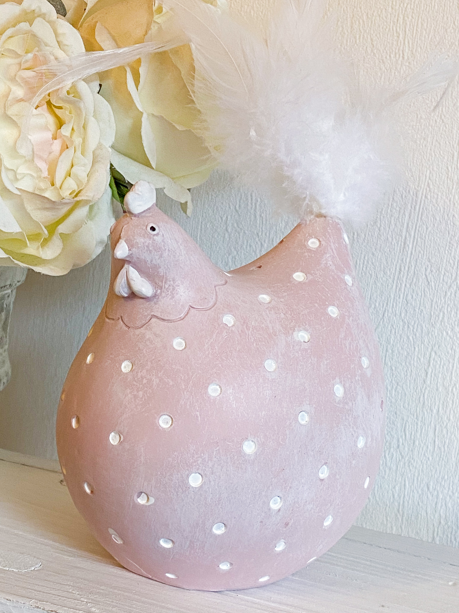 landleben-jamalto - EXNER Huhn & Hahn Rosa gepunktet